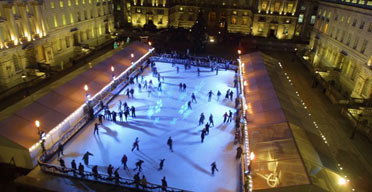 Ice skating