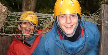 March and Theo, volunteering holiday