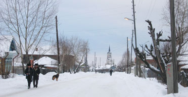 Winter in Tobolsk, Siberia