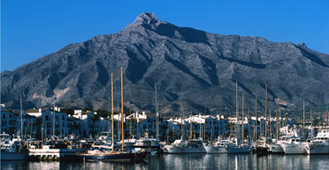 Marina in Marbella, Spain