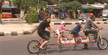 Esther and family in Syria