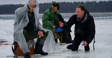 Richard Eilers goes fishing on the Lithuanian lakes