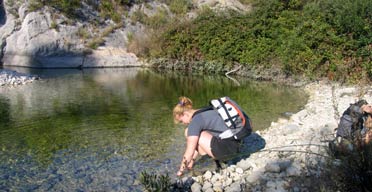 Walking in the Alicante mountains, Spain