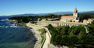 The Abbaye Lerins, Saint-Honorat island, France