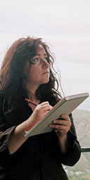 Debbie Lawson sketching