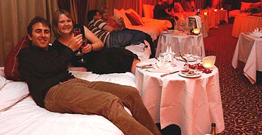 Tom Robbins at the Sheraton's Bedroom Boudoir night