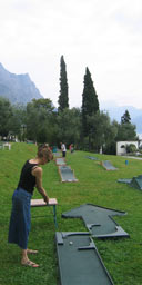 Minigolf at the Hotel Leonardo, Limone