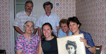 Marina Lewycka with her Ukrainian family