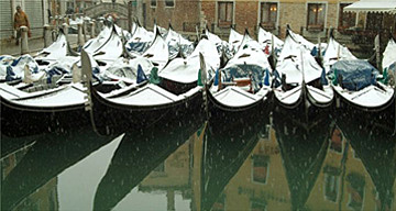 Gondolas in Venice
