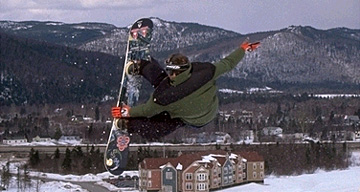 Snowboarding at Marble Mountain