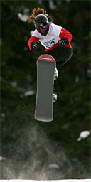 Snowboarder Zoe Gillings