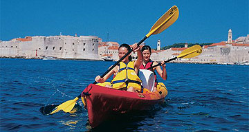 Kayaking in Croatia