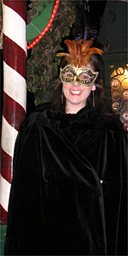 Liz Ford at the Venice Carnival