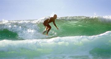 Surfer at Newquay, Cornwall