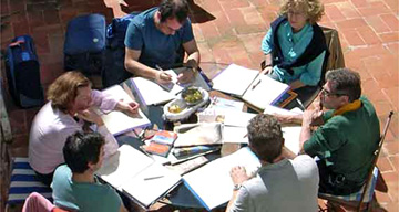 Sean Clarke on a travel writing course in Granada