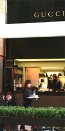 Gucci cafe, Milan