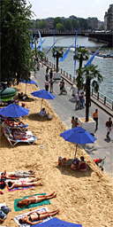 Beach by the Seine
