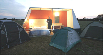 Travelodge's new 'Travelpod' mobile hotel room