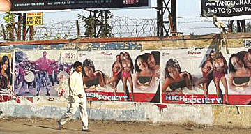 Movie posters in Mumbai