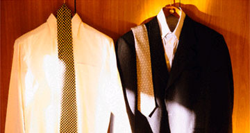 Escape: hanging suits