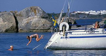 Swimming in the Swedish archipelago