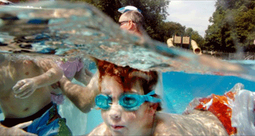 Children in swimming pool