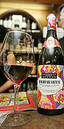 A bottle of Beaujolais Nouveau 2005 