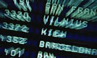 Airport departure boards