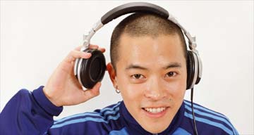 Man with headphones