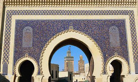Blue Gate and Mosque, Fes