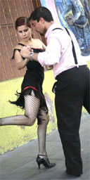 Tango dancers