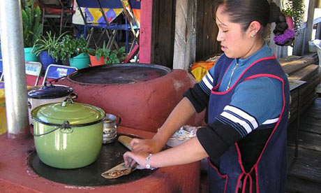 Making tortillas in Mexico