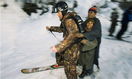 Skiing in Kashmir