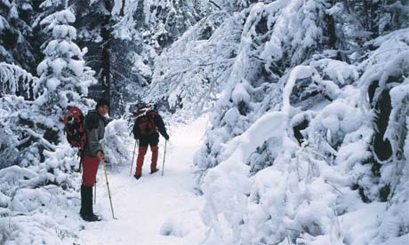 Snowshoeing in Bulgaria