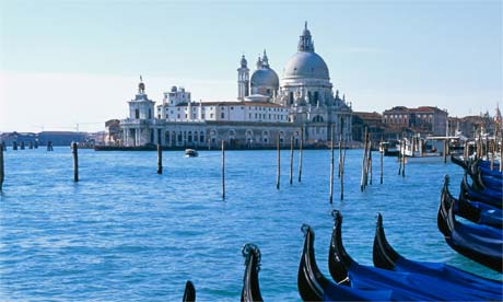 Venice gondolas