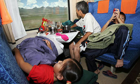 Train ride, Golmud to Lhasa, China