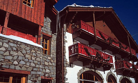 The Arc 1950 ski development in France