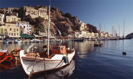 Symi harbour, Greece