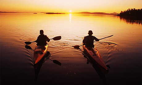 Kayaking on San Juan Islands