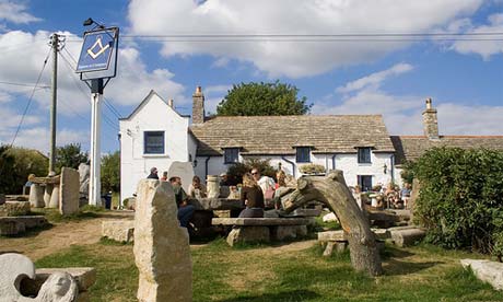 Square and Compass pub, Dorset, England