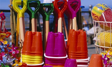Holiday fun: buckets and spades