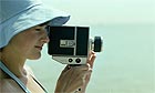 Movie camera on holiday