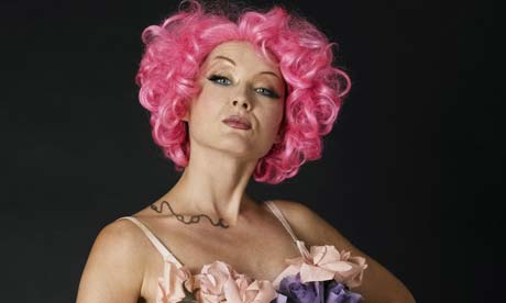 A burlesque dancer