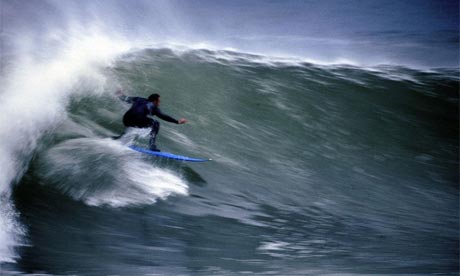 Surfing in Wales