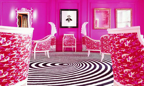 Ladies salon at The g Hotel, Galway, Ireland