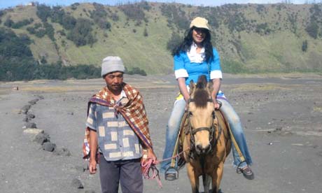 Anita Sethi on Mount Bromo
