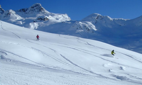 La Plagne ski resort, France