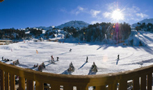La Plagne ski resort, France
