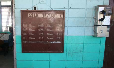 Cuba: Casablanca train timetable