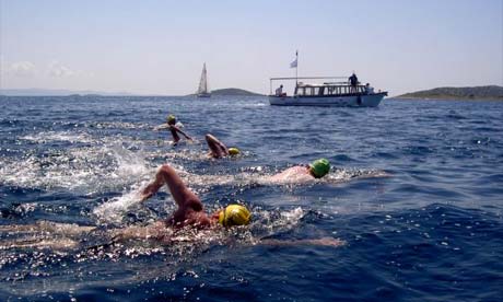 Swimming tour, Greece